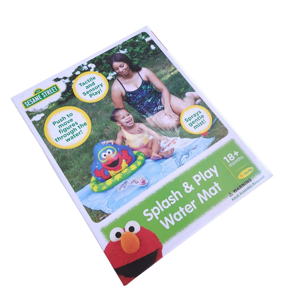 Little Kids Sesame Street Elmo Splash & Play Water Mat 18+ Months